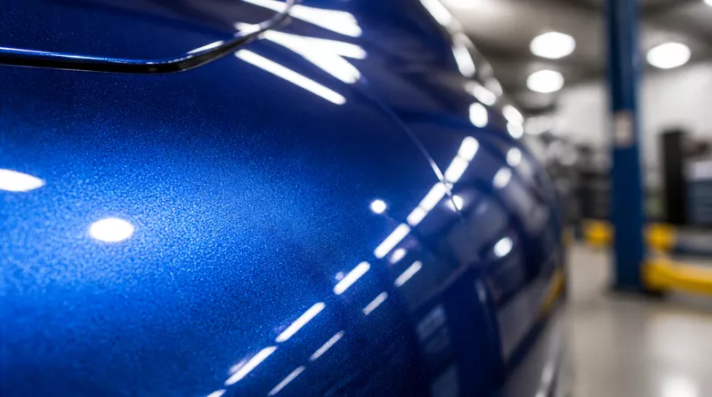 Glossy spray-bake paint finish durability at Autoline
