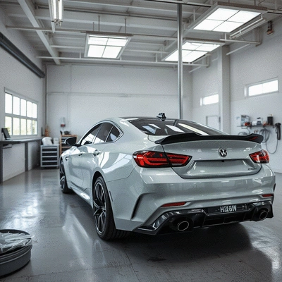 High-quality car paint repair process